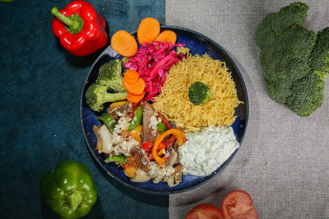 healthy balanced meal