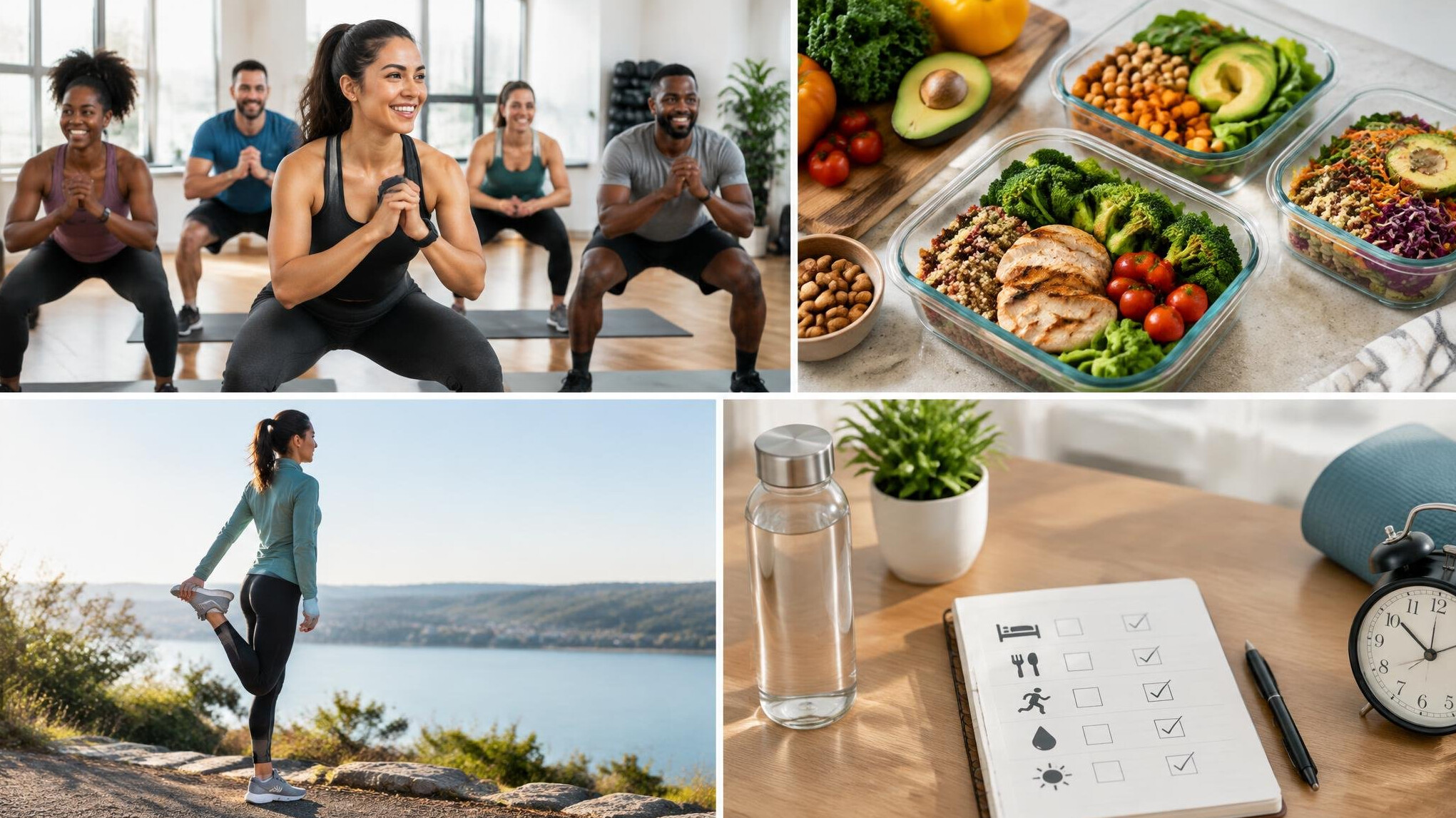 fitness class participants